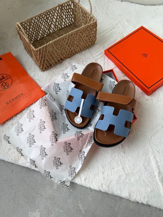 Тапочки Hermes жіночі