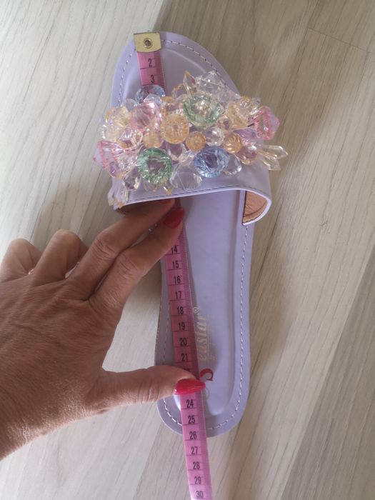 Klapki damskie, rozmiar 40