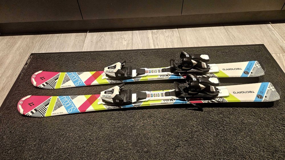 Narty TECNOPRO SWEETY 100cm Buty Rossignol HERO JR65 20,5
