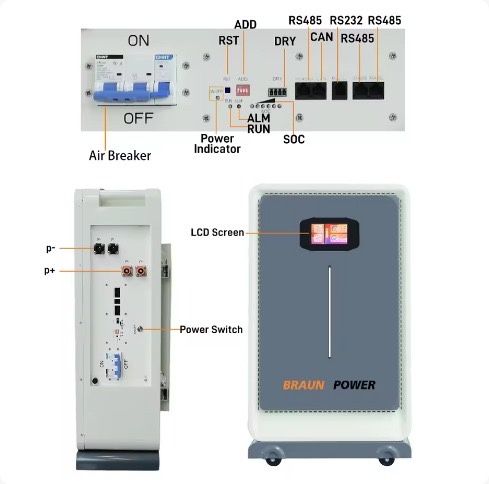 felicity акумулятор 16 квт  30 квт 48V 51,2V  Deye Must итп Lifepo4