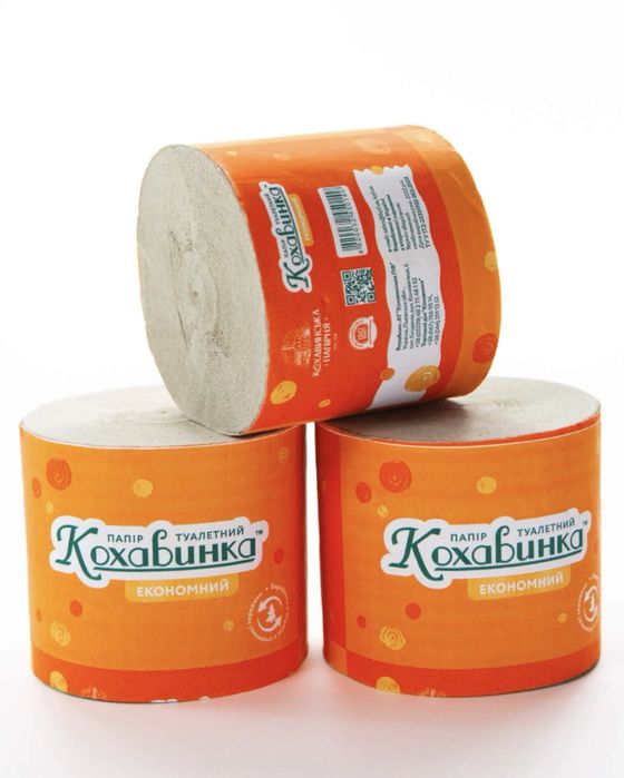 Туалетний папір Кохавинка Класичний/Економний