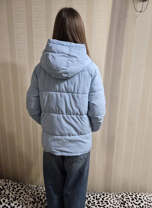 Куртка для дівчинки весна-осінь, на 13 -15років, голуб.кольору