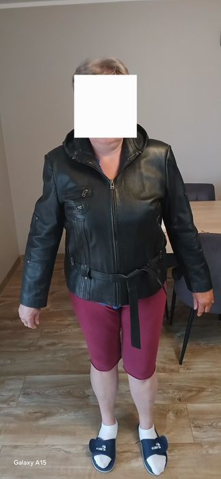 Kurtka ze skóry damska b. ładna rozmiar L/44