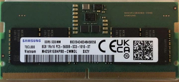 sodimm ddr5 5600 samsung - купити комп'ютери та комплектуючі