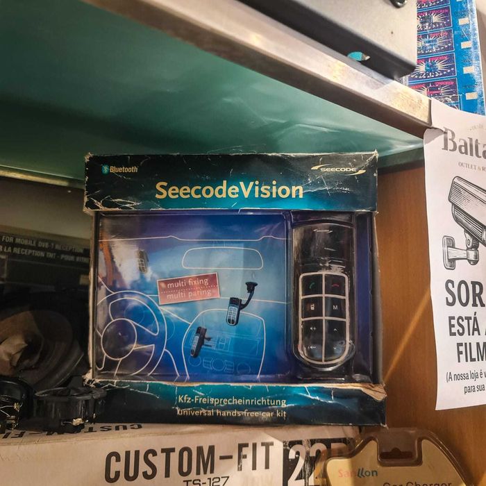 Seecode Vision–Kit Bluetooth Mãos-Livres Universal p/ Auto (Alemanha)