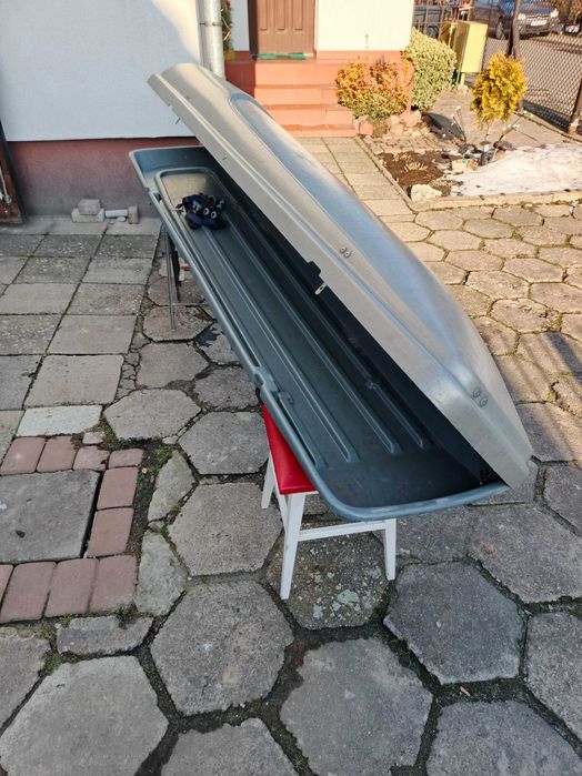 Big Box pojemnik dachowy do przewozu nart itp.