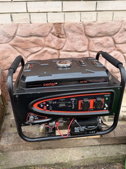 генератор GX 30E бензиновый днипро м 3.2