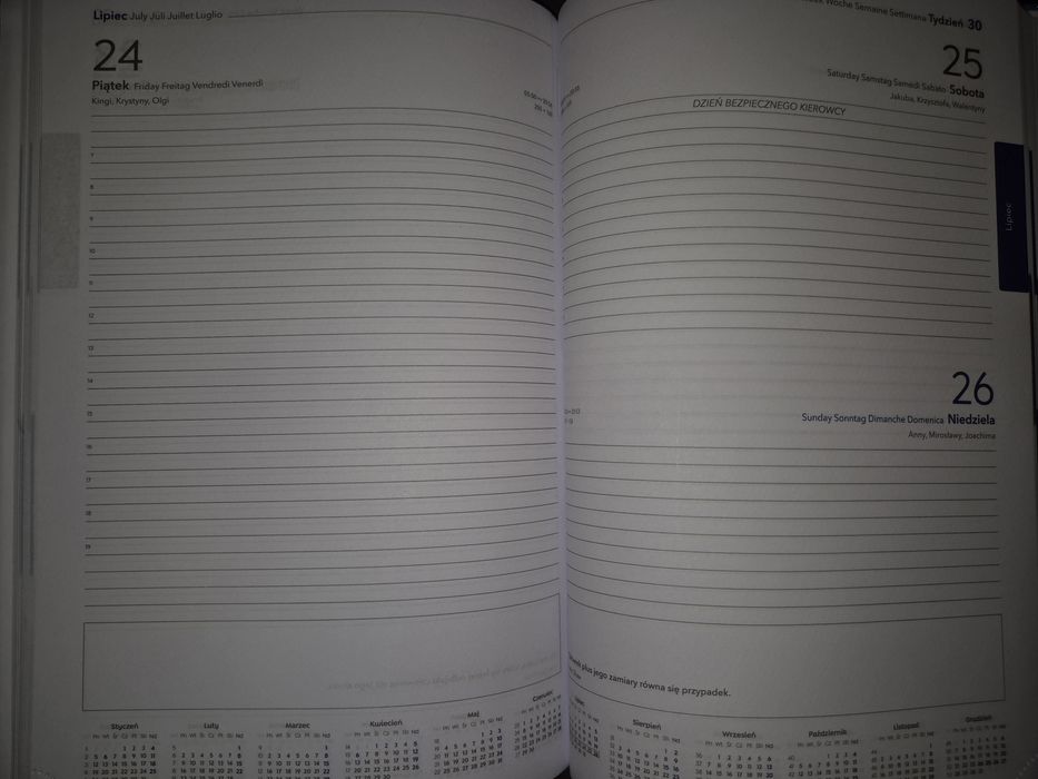 Kalendarz książkowy 2026