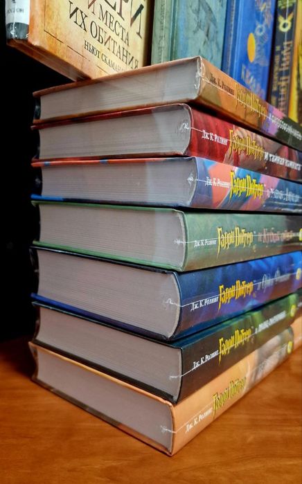 Д.Ж Роулинг Гарри Поттер  росмен и на английском языке комплекто