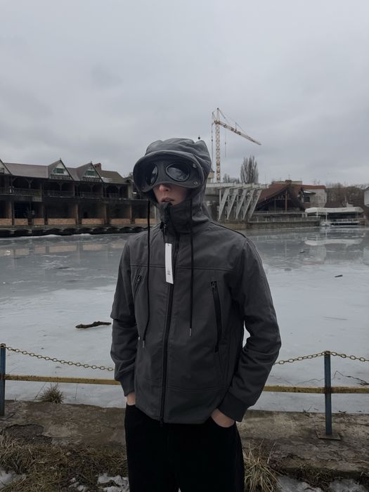 Вітровка C.P. Company чорна та сіра водовідштовхуюча