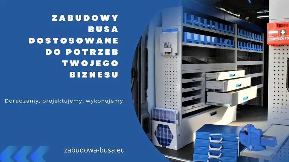Zabudowa warsztatowa, serwisowa Master, Ducato, Sprinter, Crafter, TGE