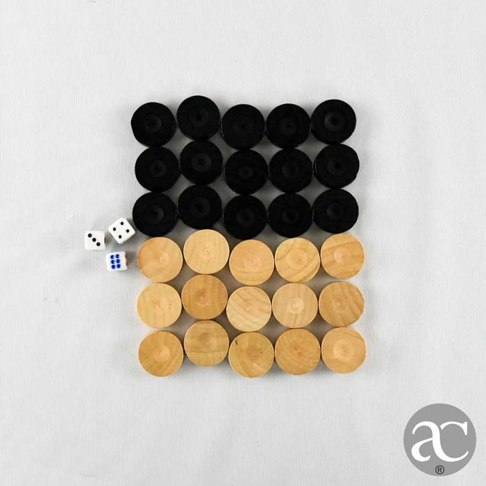 Caixa de jogo, em madeira exótica com embutidos de madrepérola