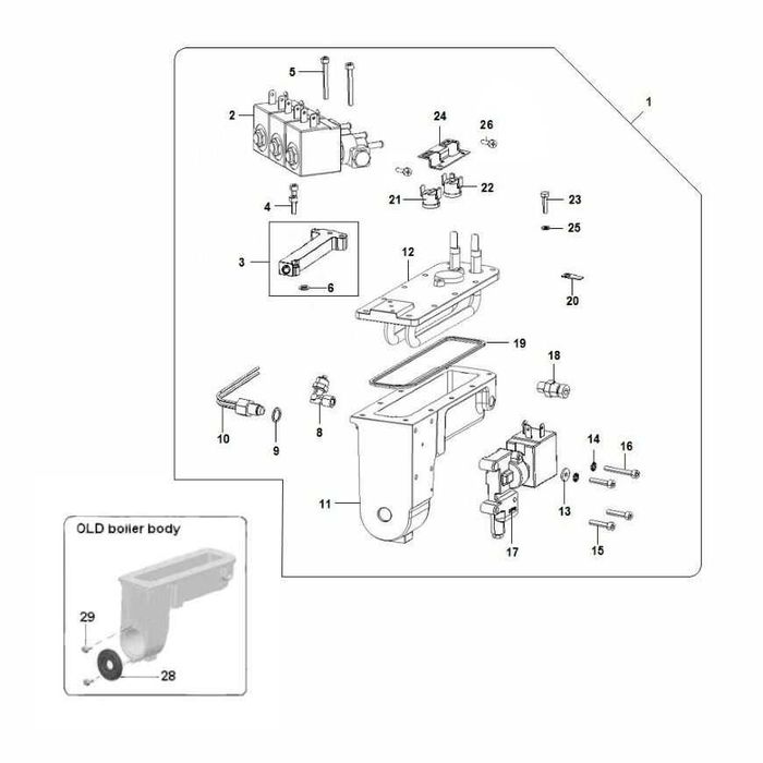 Caldeira Máquina de vending Bianchi BVM 921