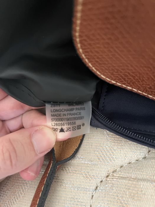 Mala longchamp Azul L