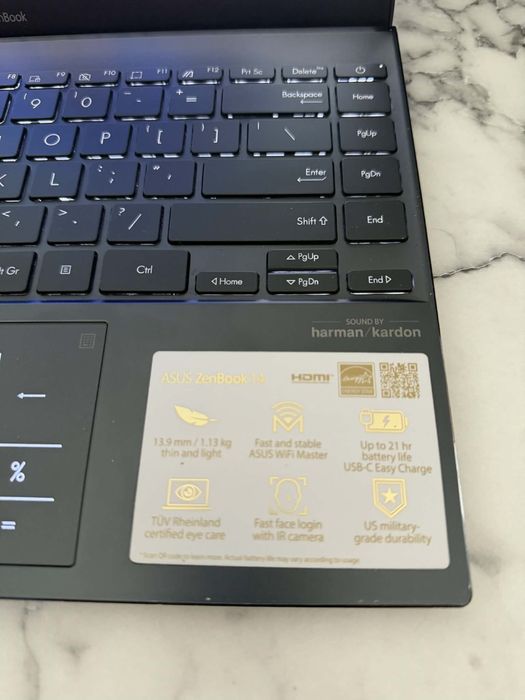 ASUS ZenBook 14 z glosnikami Harman/Kardon