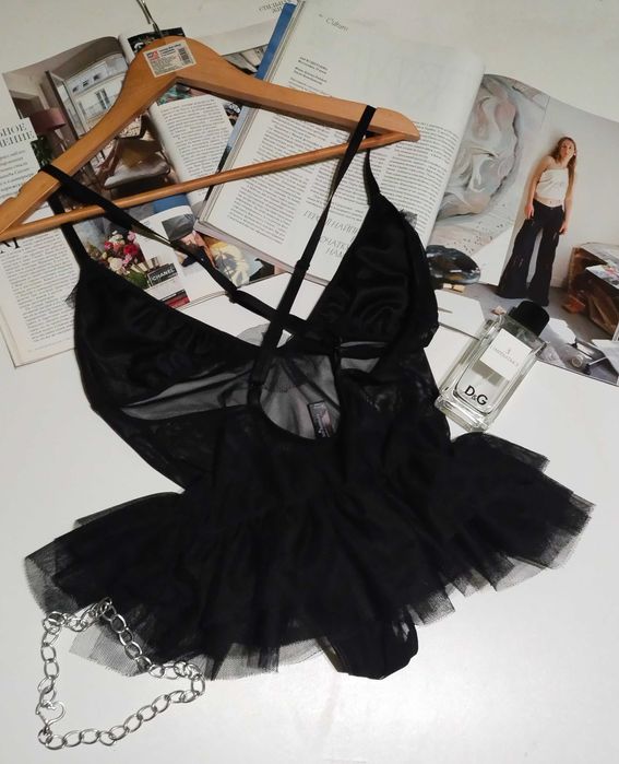 Жіночий прозорий боді з спідницею Ann Summers