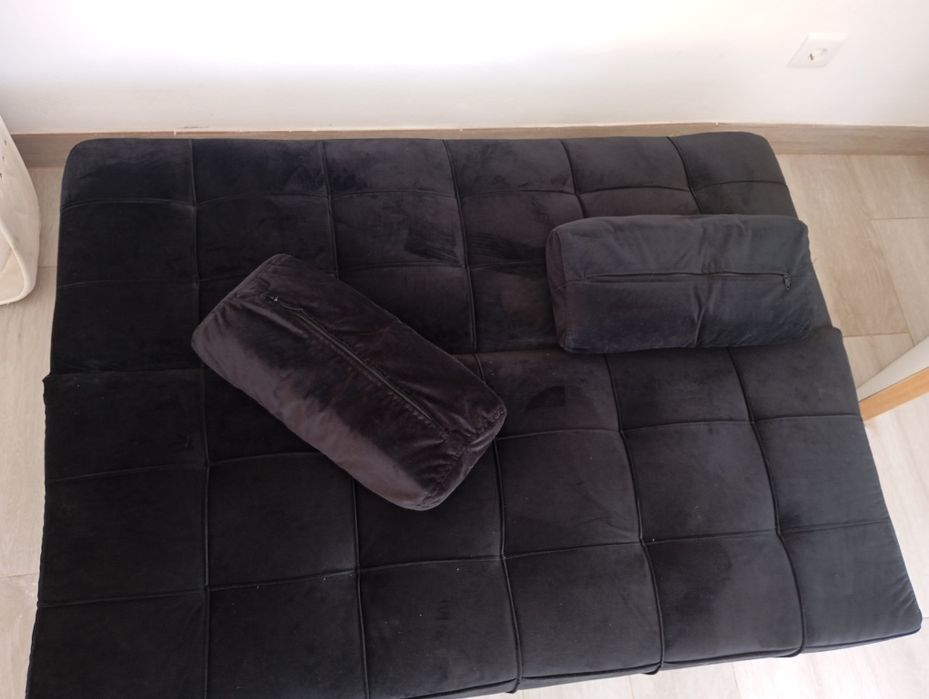 Frigorífico e sofá cama 2 lugares