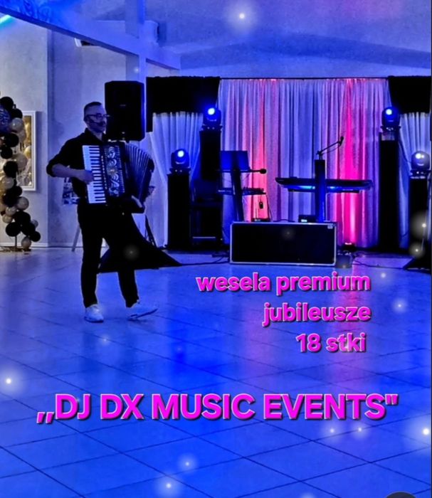 DJ Wodzirej z akordeonem na wesele urodziny i 18 stki Poznań