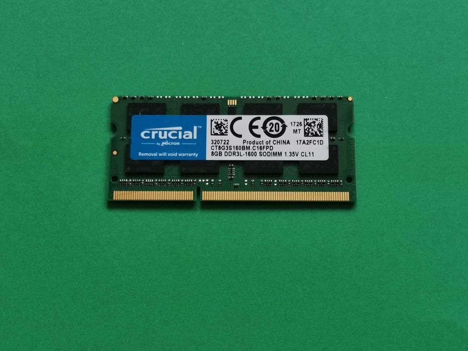 DDR3 8GB CruciaL 12800 L