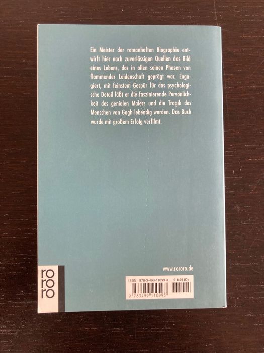 Irving Stone - Vincent van Gogh: Ein Leben in Leidenschaft (niemiecki)