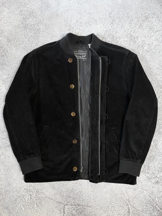 Бомбер вельветовая куртка Levis fred perry (L/XL)