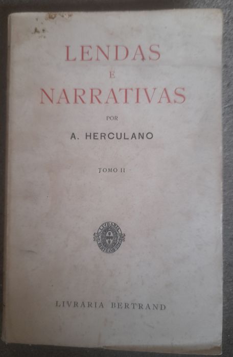3 livros antigos de 1960 e de Lendas e Narrativas