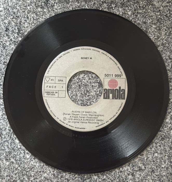 Disco Vinil Boney M. Rivers of Babylon