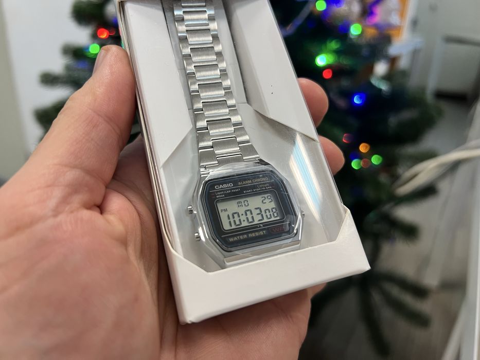 Годинник наручний Casio A158WA-1JH монтана новий оригінал