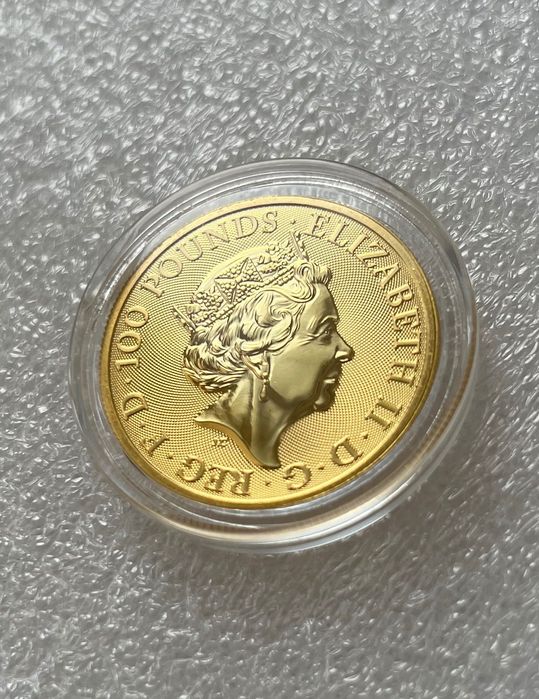 Лев Англії - золота монета 1 Oz