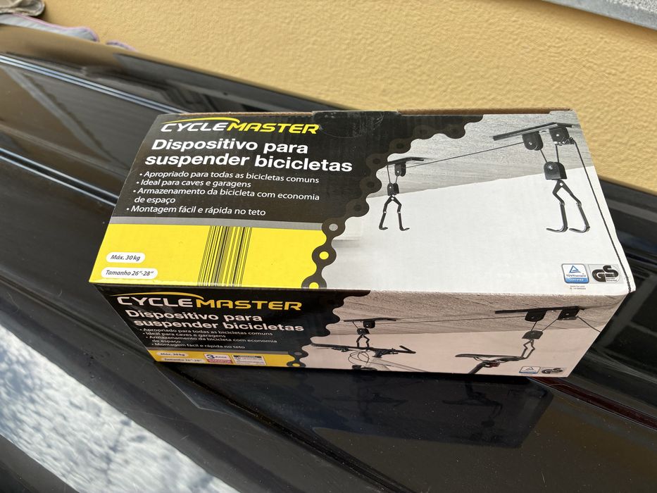 Dispositivo para Suspender Bicicleta no Teto – Novo e Selado