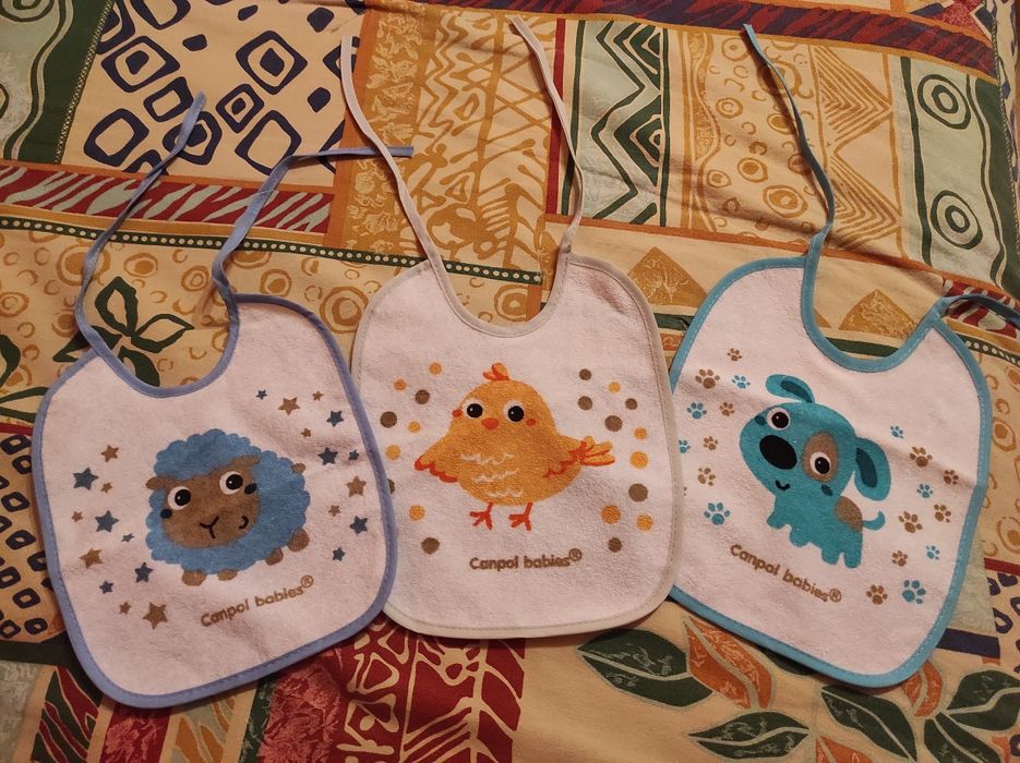 Śliniaki 3 sztuki nowe Canpol Babies