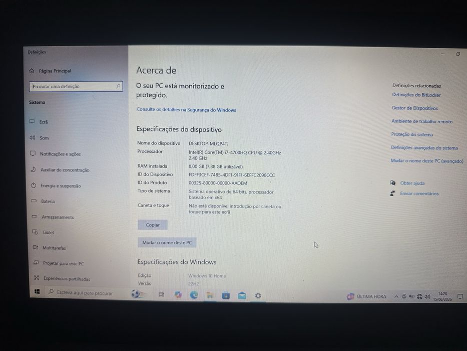 Computador Asus 8 Ram