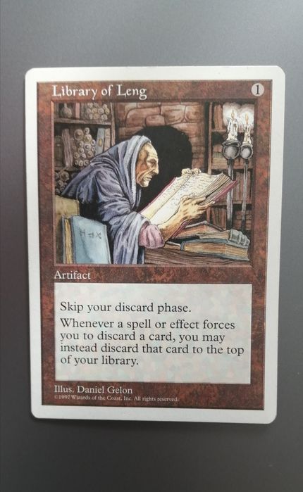 Library of Leng - Magic the Gathering
