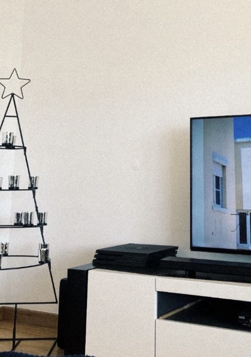 árvore de natal de metal