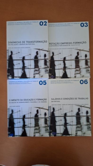 Livros: Cadernos de emprego e relações de trabalho