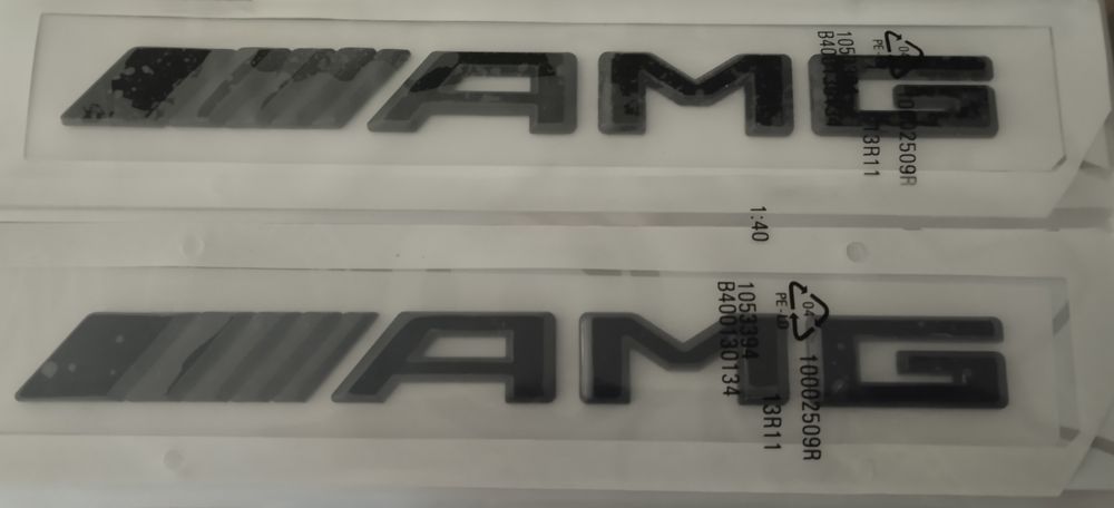 Emblema Mercedes AMG mala