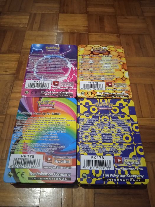 Latas Pokémon Sun & Moon