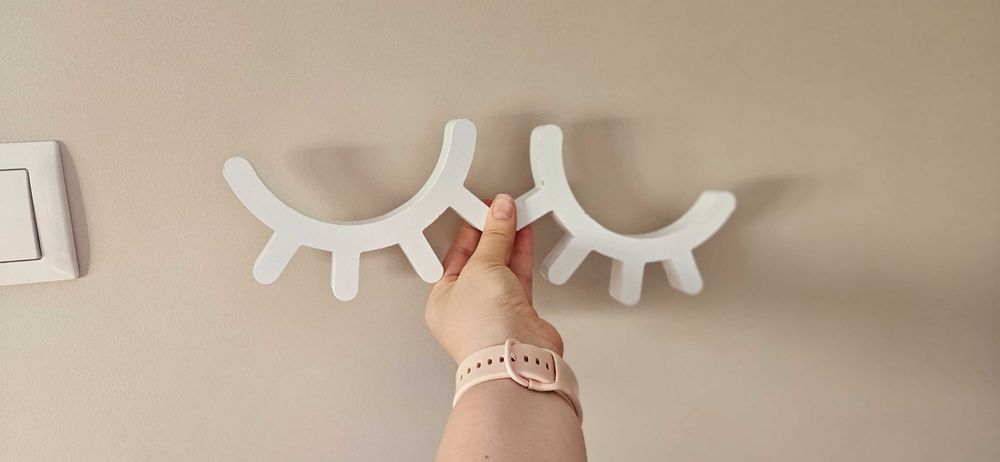 Dekoracja scienna spiace oczy