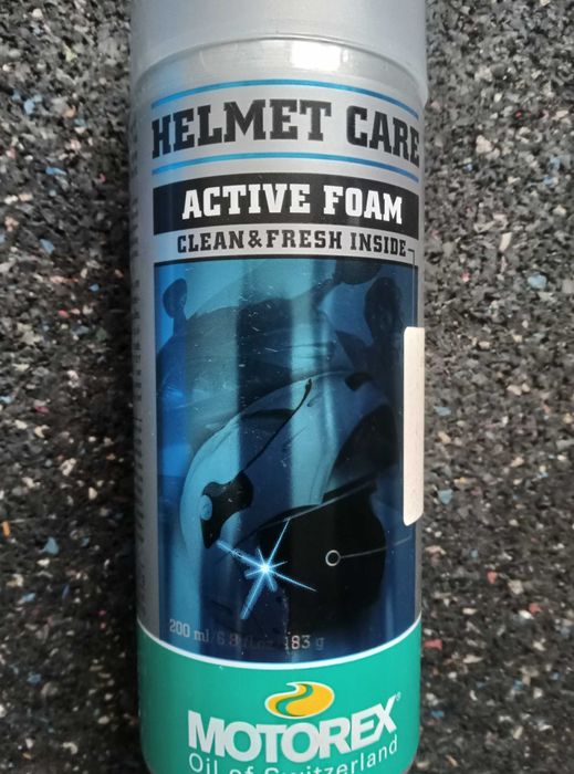 Spray para capacetes...