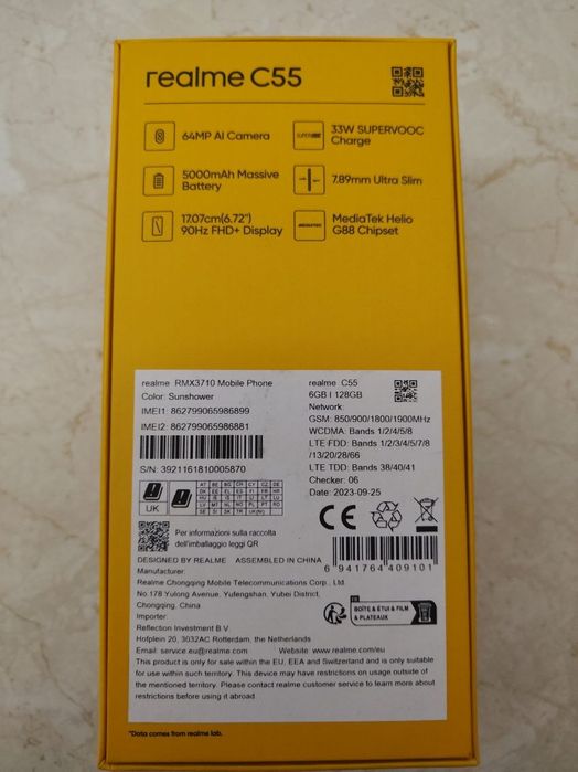 Realme C55  6gb/128gb
