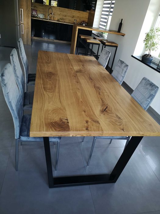 Stół rozkładany stolik drewniany dąb lite drewno na wymiar PRODUCENT