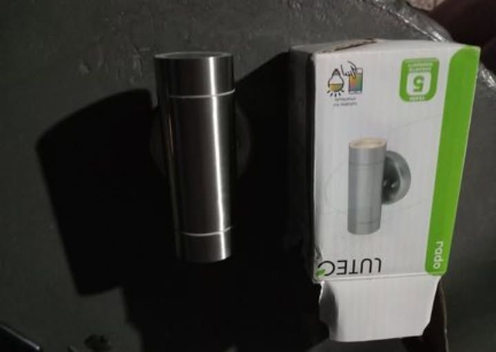 Lutec Rado Zewnętrzny kinkiet Up & Down stal