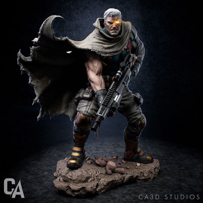 Figurka 3D  Cable– Fan Art, druk 16K