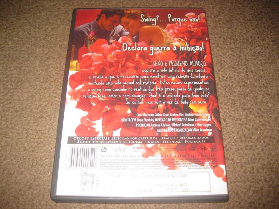 DVD "Sexo e Pequeno Almoço" com Macaulay Culkin