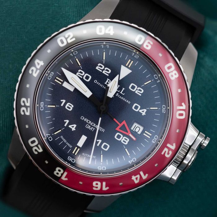 Zegarek Ball Engineer Hydrocarbon AeroGMT II DG2018C-S3C-BE GW2028