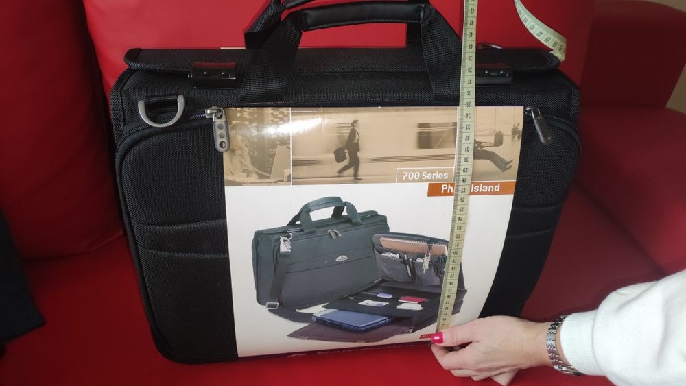 Torba Teczka Samsonite Philip Island Toploader nowa duża szyfr x2 17"