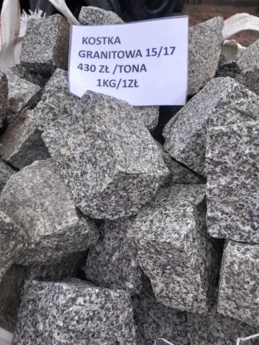 Kostki granitowe