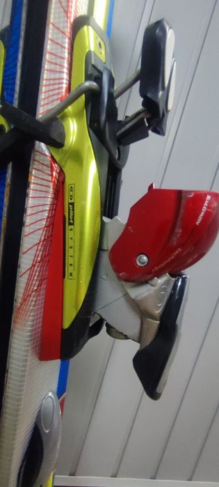 Лижі гірські Salomon Crossmax 185 см комплект з чохлом і палицям
