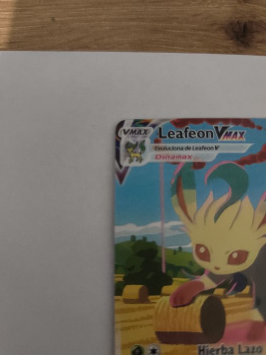 Card leafeon vmax arte alternativa 205/203