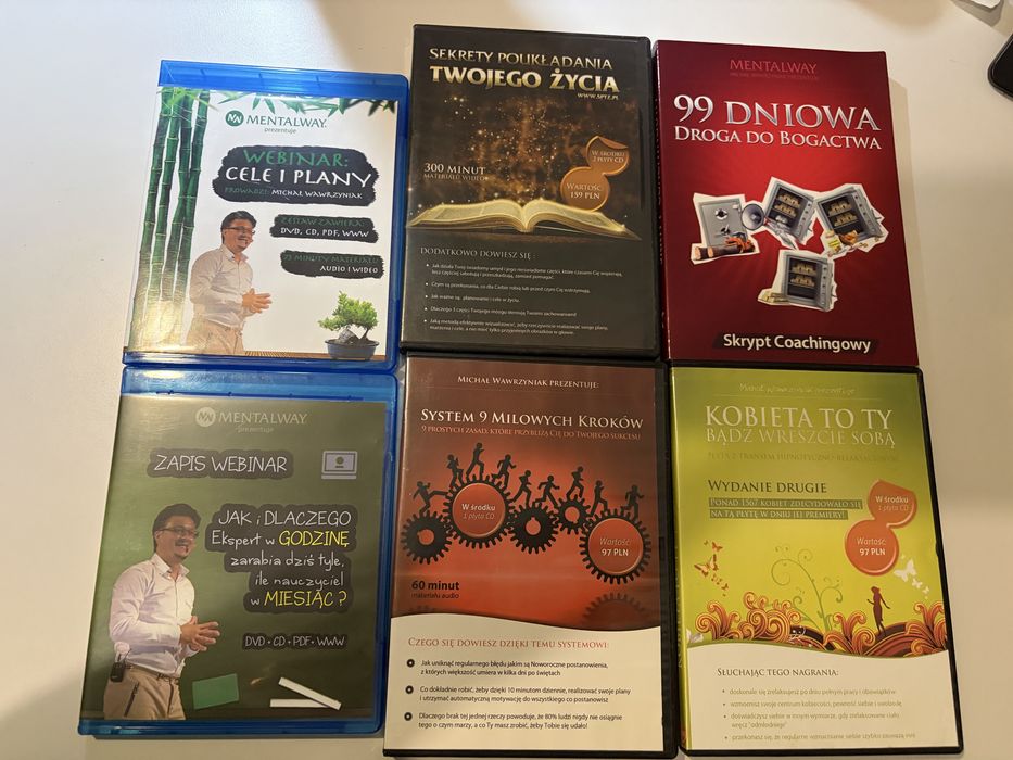 Michał Wawrzyniak/Mentalway - 5 audiobookow (+gratis)